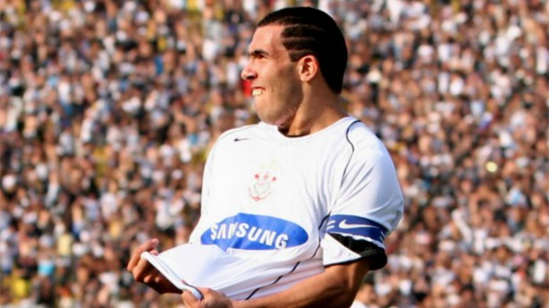 Tevez marcou 46 gols com a camisa do Corinthians