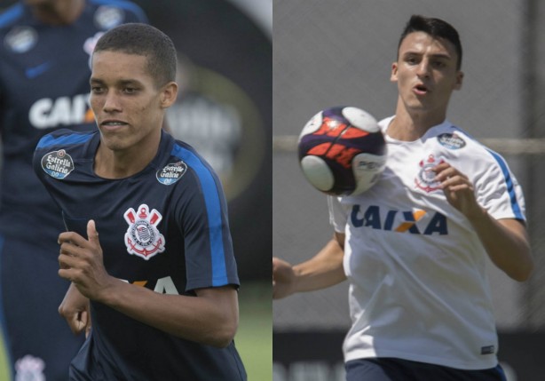 Pedrinho e Mantuan fazem parte do elenco profissional do Corinthians