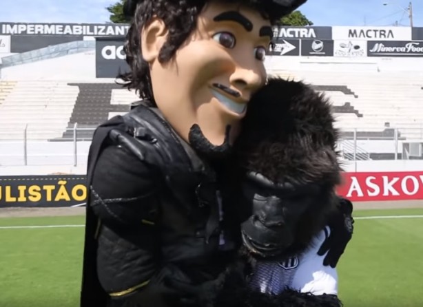 Em clima amistoso, mascotes de Corinthians e Ponte Preta se encontram em vdeo divulgado pelo clube
