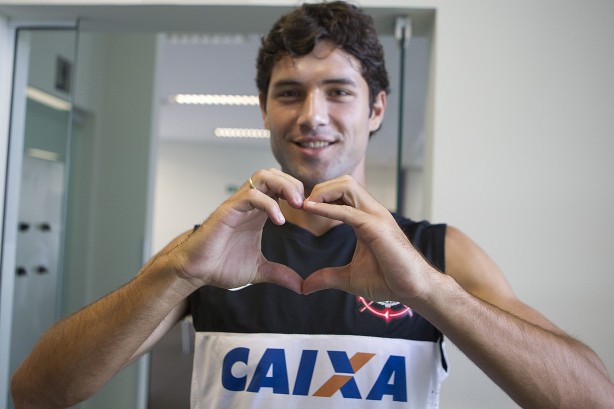 Felipe no segundo ano de Corinthians (2013), quando mal era relacionado para os jogos