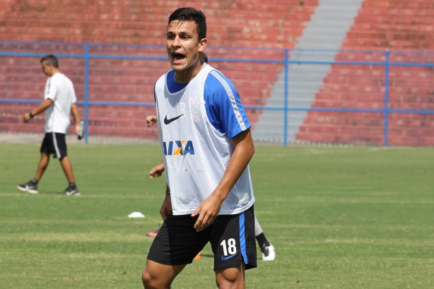 Renan Areias  titular da equipe Sub-20 do Corinthians