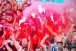 Sinalizadores foram acesos pela torcida do Corinthians no Serra Dourada