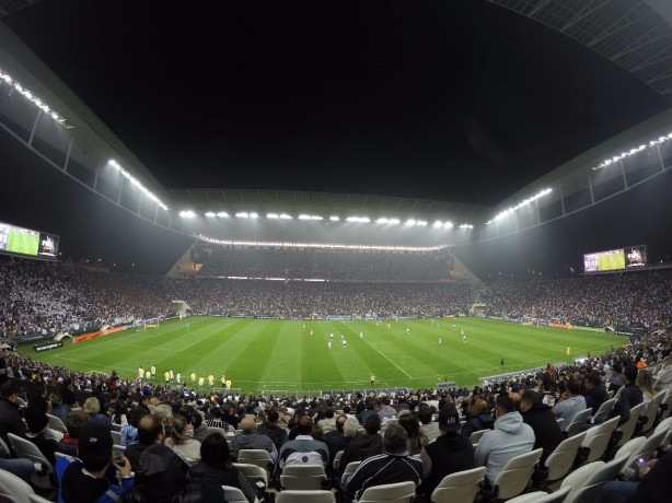 Arena Corinthians registrou pblico alto neste sbado