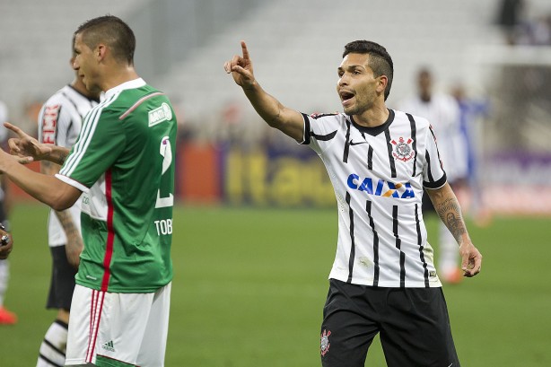 Petros marcou o segundo gol do primeiro Drbi da Arena Corinthians
