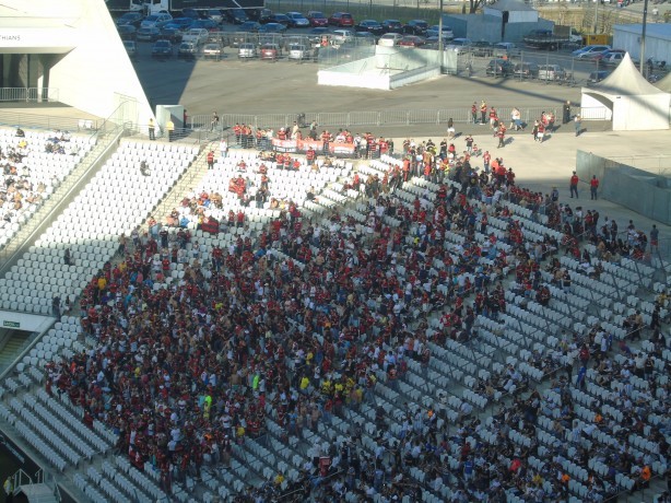 Setor visitante da Arena Corinthians deve receber cerca de 1,5 mil torcedores