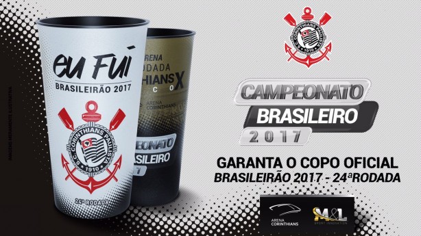 Copo do jogo entre Corinthians e Vasco será vendido na Arena neste domingo