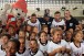 Ao lado de Rappin Hood e Capit�o Am�rica, dupla do Corinthians embala festa de crian�as no PSJ