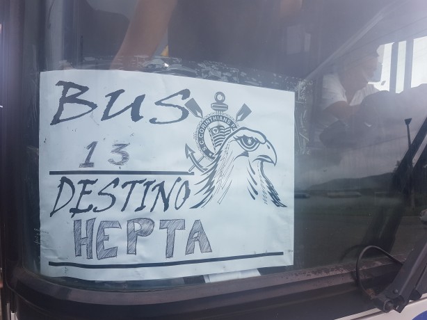 Reportagem acompanhou caravana de uniformizada do Timo rumo a Curitiba