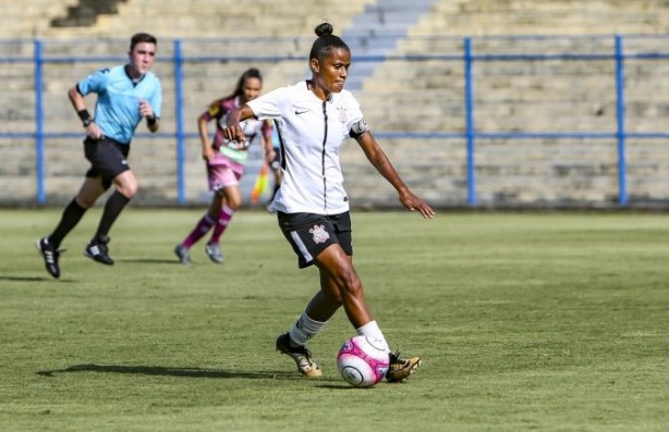 Grazi foi capit do Corinthians na estreia do Campeonato Paulista Feminino de 2018