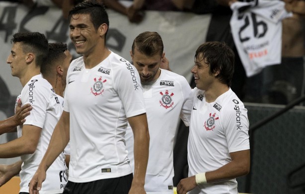 Corinthians venceu o Palmeiras neste domingo, pelo Campeonato Brasileiro
