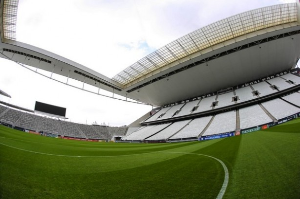 Campo da Arena Corinthians  considerado um dos melhores do Brasil