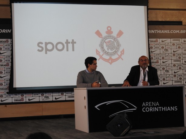 Thiago Mattos, Coordenador do Spott no Brasil, e Luis Paulo Rosenberg, diretor de marketing do Timo