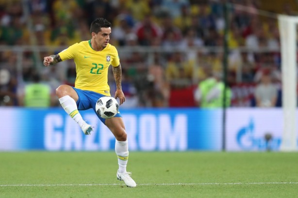 Fagner foi titular na Seleo Brasileira em jogo das oitavas de final da Copa do Mundo