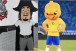 Mascote do Corinthians brinca com 'aluno' Canarinho Pistola e d� cutucada '� la Mosqueteiro'