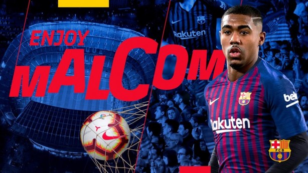 Barcelona anunciou contratao de Malcom, ex-Corinthians, nesta tera-feira