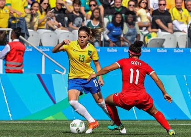 Érika defendeu a Seleção Brasileira na última Olimpíada