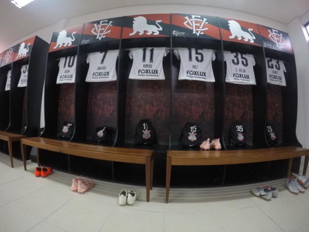 Delegao do Corinthians j est pronta para jogo deste domingo no Barrado