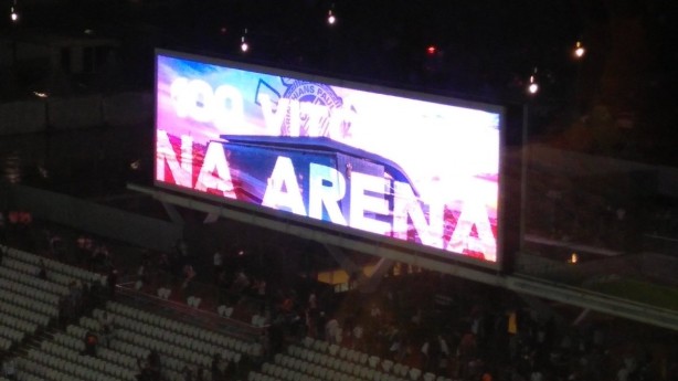 Fiel presenciou a centsima vitria do Corinthians na Arena
