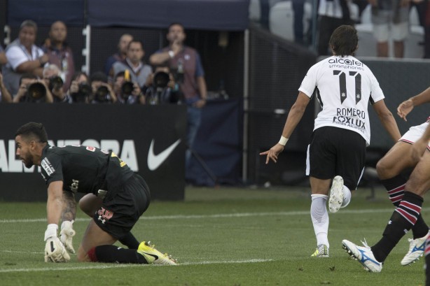 Romero fez 27 gols em 99 jogos na Arena Corinthians; paraguaio  o artilheiro do elenco