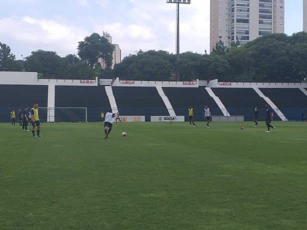 Imprensa foi convidada a acompanhar treino preparatrio do Sub-20 para Copinha