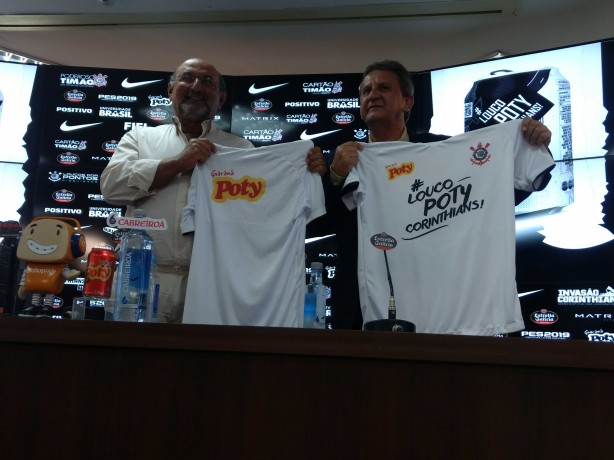 Corinthians apresentou Poty como nova patrocinadora