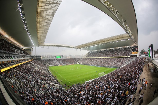 Arena Corinthians deve receber bom pblico na tarde deste sbado
