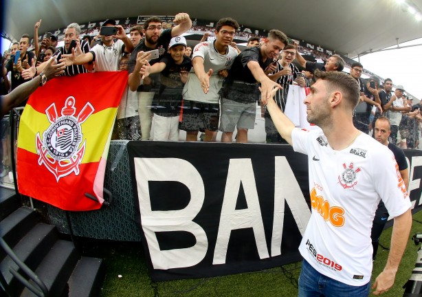Mauro Boselli (foto) foi apresentado  Fiel junto com Manoel no ltimo domingo, na Arena