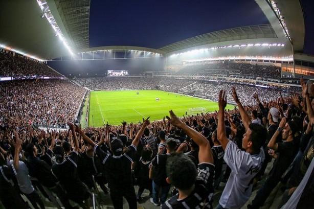 Arena Corinthians teve um pblico de 35 mil pessoas na noite desta quarta-feira