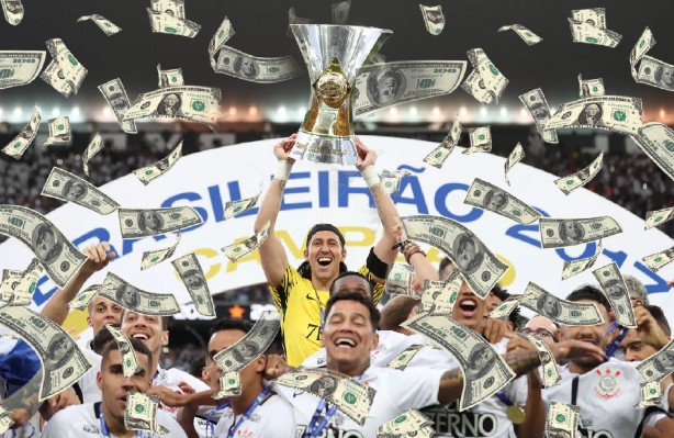Campeo em 2017, o Corinthians faturou mais de 16,5 milhes de reais