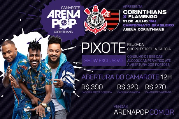 Grupo Pixote na Arena Passione! 🤩 - Clube do Ingresso