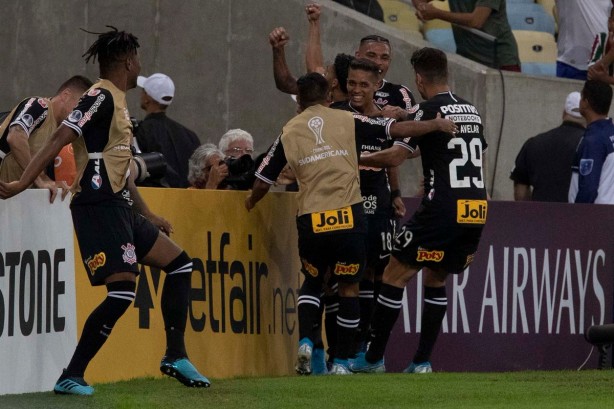 Pedrinho anotou o nico gol do Corinthians no Maracan