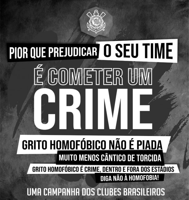 Corinthians se posiciona contra homofobia