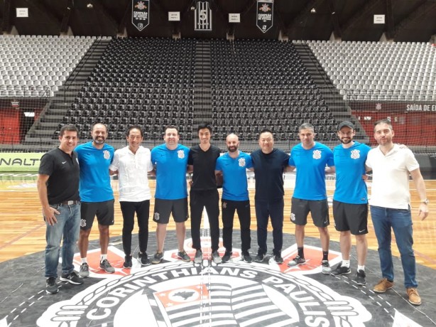Japoneses conheceram toda a estrutura do Corinthians Futsal