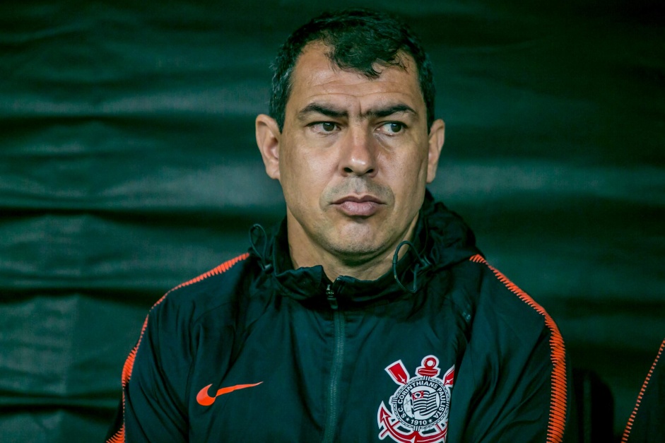 Fábio Carille sofre pressão por conta do mau desempenho do Corinthians