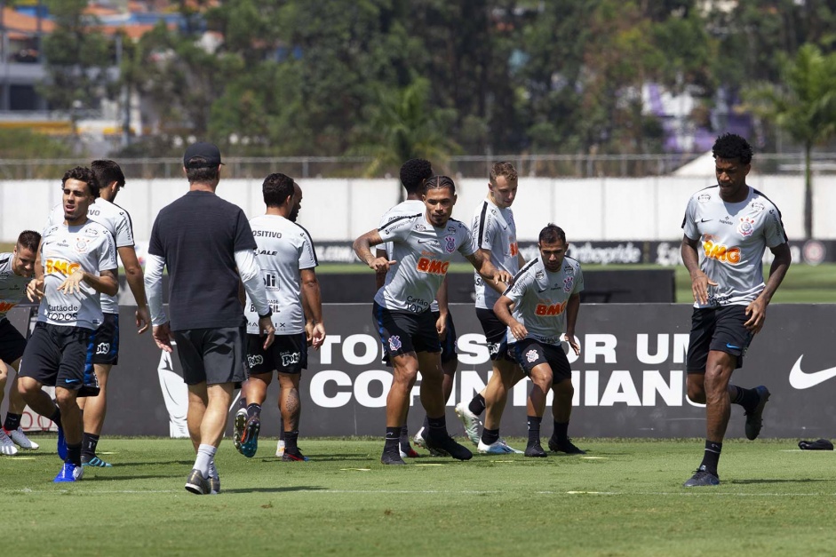 Corinthians realizou mais uma atividade visando o clssico contra o Santos no sbado