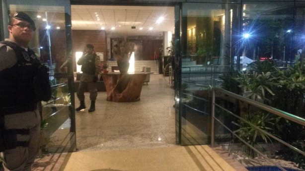 Hotel da delega��o do Corinthians em Macei� foi alvo de vandalismo
