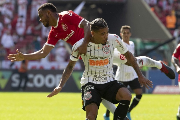 Jogo do primeiro turno contra Internacional marcou um dos 13 empates do Corinthians no Brasileirão