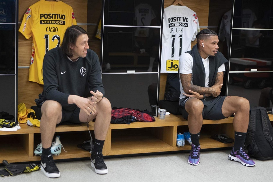 Cssio e Jnior Urso comentaram o resultado do jogo do Corinthians deste domingo