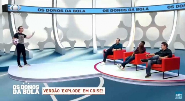 Comentarista Neto cobrou os atletas do Corinthians no programa "Os donos da bola"