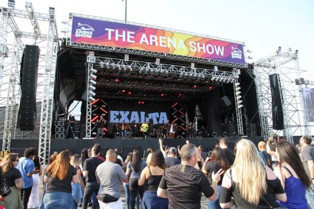 The Arena Show, espaço de eventos musicais realizados no estacionamento do setor leste do Complexo Arena Corinthians