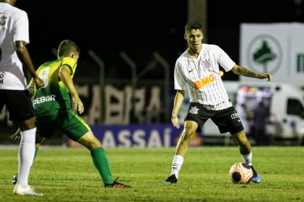 Gabriel fez boa partida e marcou o último gol do Timãozinho no jogo