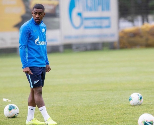 Malcom chegou ao Zenit, da Rússia, em agosto de 2019