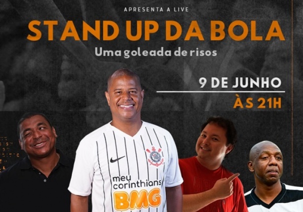 Corinthians re�ne Vampeta, Marcelinho Carioca e Amaral em live beneficente