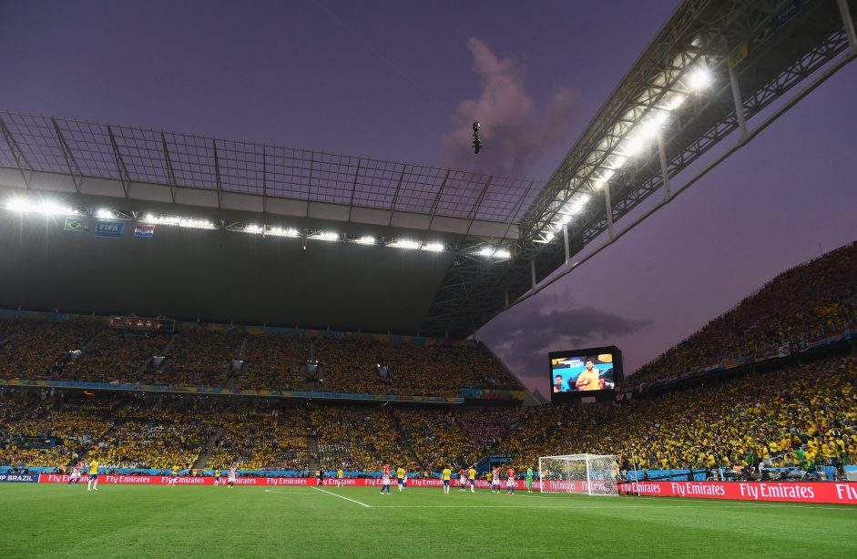 Arena Corinthians foi palco da abertura da Copa do Mundo de 2014