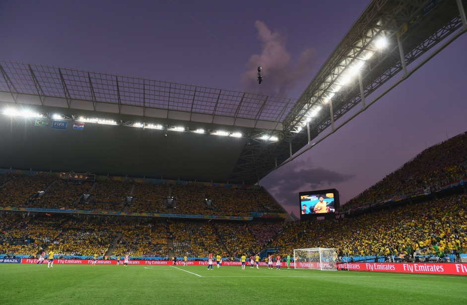 Há seis anos, Arena Corinthians recebeu partida das oitavas de final da Copa  do Mundo FIFA 2014