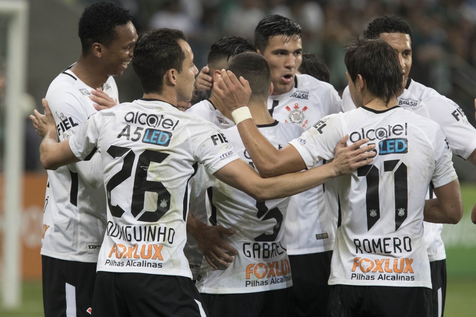H exatos trs anos, o Corinthians vencia o Palmeiras por 2 a 0 em Drbi vlido pelo Brasileiro