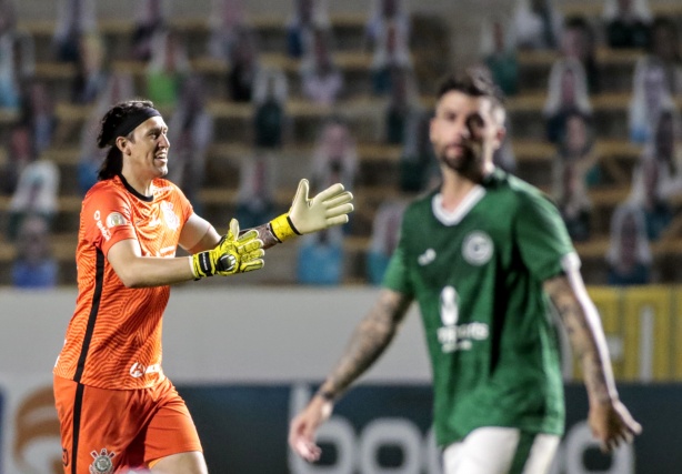 Corinthianos comemoraram bastante a vit�ria sobre o Goi�s