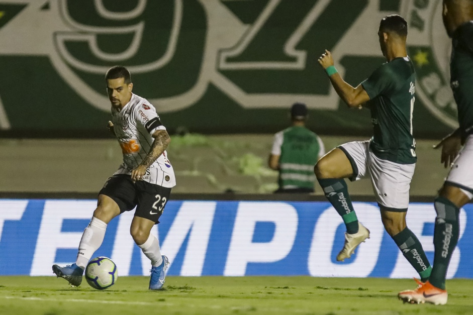 Corinthians e Gois se enfrentaram em outubro de 2019 em duelo pelo Campeonato Brasileiro