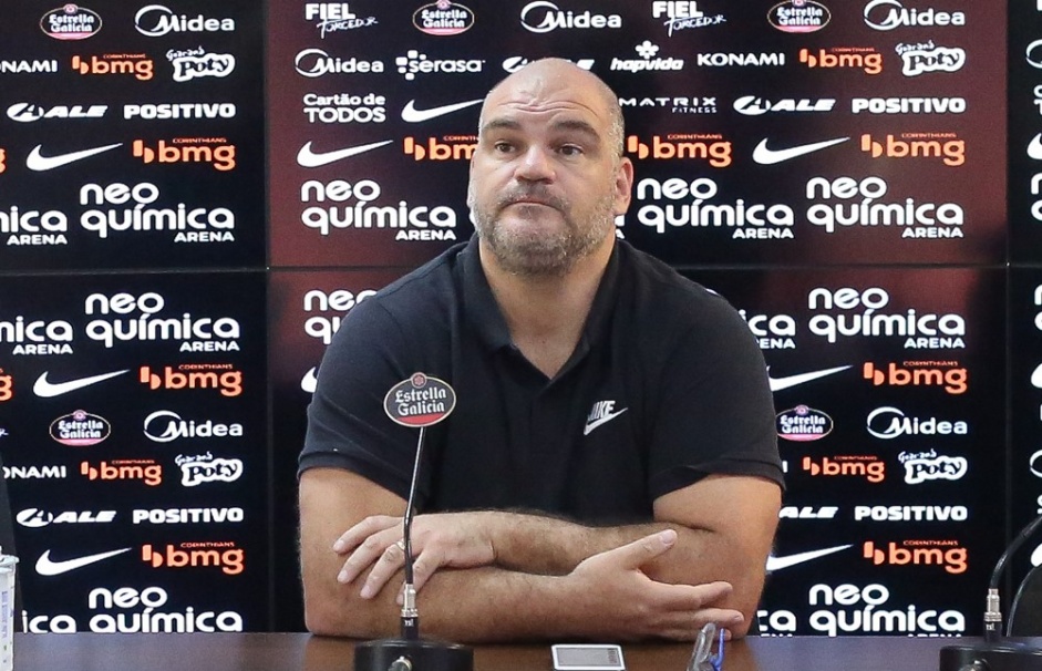 Caio Campos, superintendente de marketing do clube e gestor da Neo Qumica Arena, criticou volta do pblico nos estdios