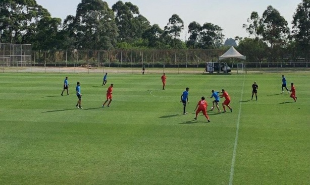 Tim�o passou com facilidade pelo advers�rio em jogo preparat�rio